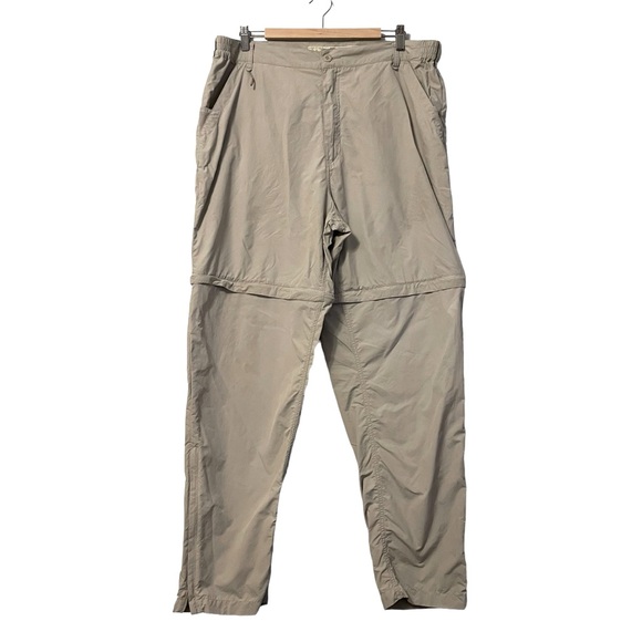 Cabela’s Nylon Hiking Convertible Pants Tan Men’s Size XL Gorpcore Outdoors - Picture 1 of 16